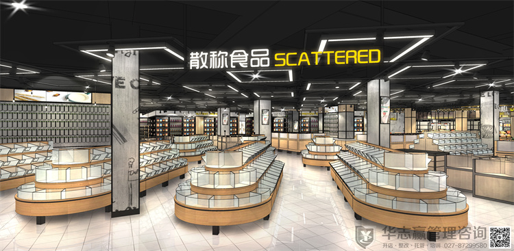 【华志赢设计】富华超市3800平